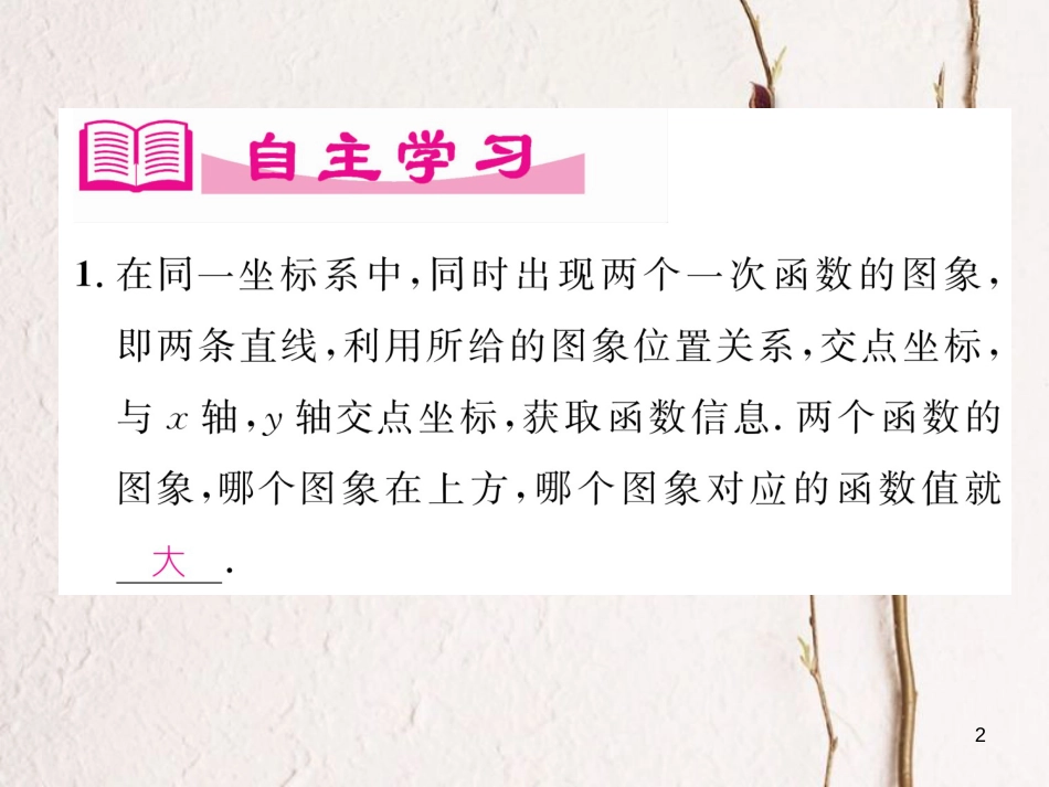（成都专版）八年级数学上册 4.4 一次函数的应用（3）习题课件 （新版）北师大版_第2页