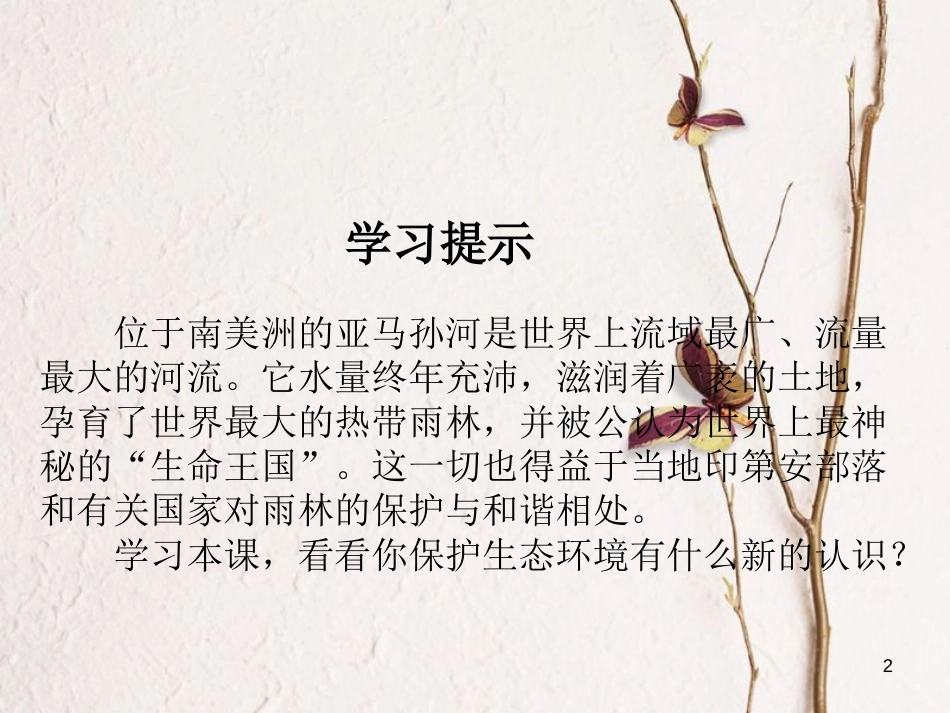 九年级语文上册 第五课《亚马孙河流域》课件1 新疆教育版_第2页