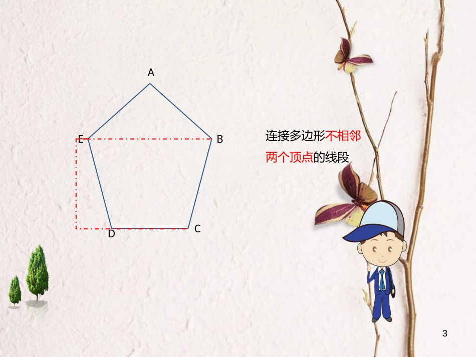 八年级数学上册 11 三角形 多边形的对角线课件 （新版）新人教版_第3页