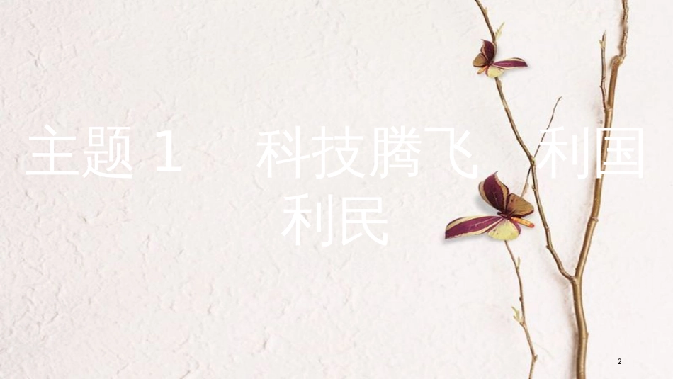 安徽省中考政治 热点专题探究七 推进自主创新 再创科技辉煌 主题1 科技腾飞 利国利民复习课件_第2页