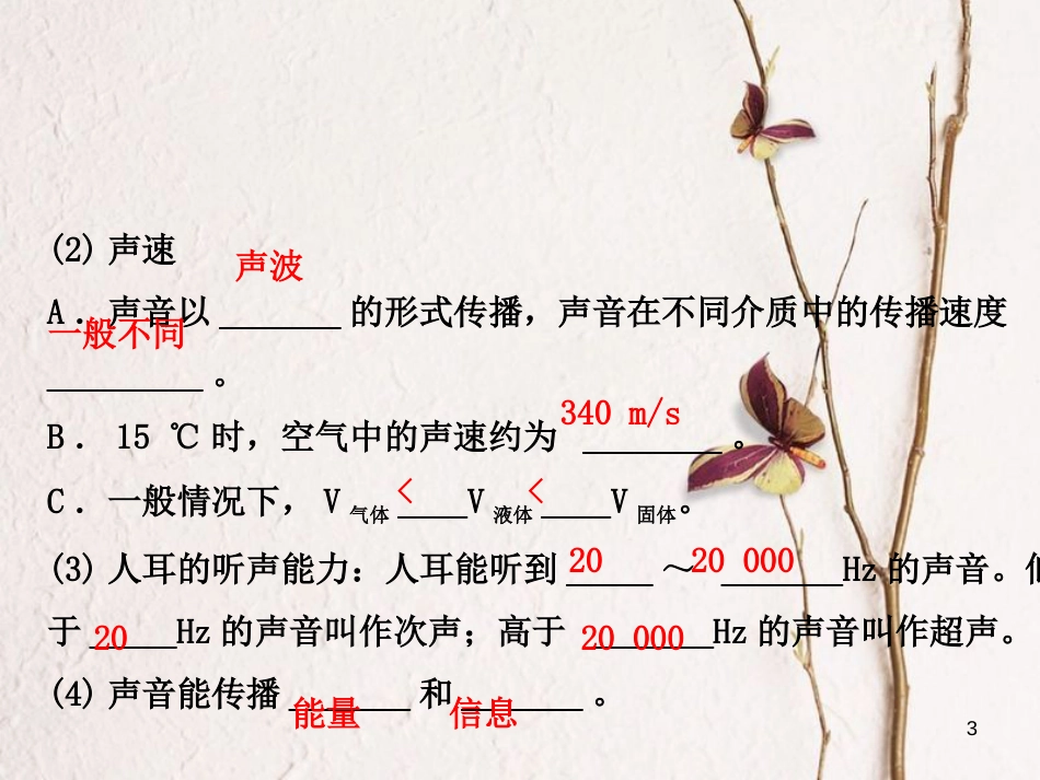 中考物理 八年级 第三章 声课件_第3页
