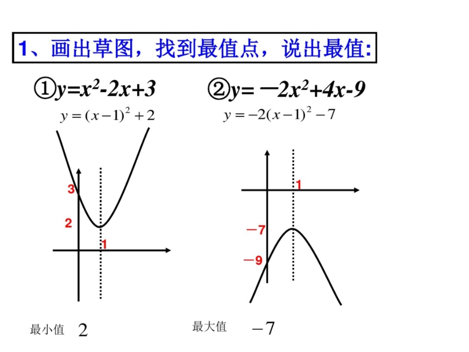 实际问题中的二次函数的最值问题_第2页