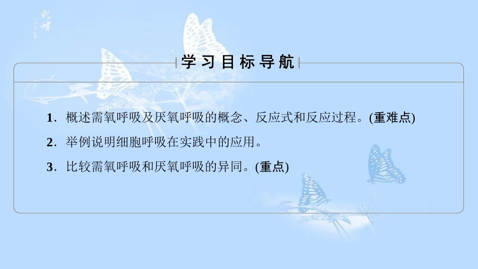 高中生物 第3章 细胞的代谢 第4节 细胞呼吸课件 浙科版必修1_第2页