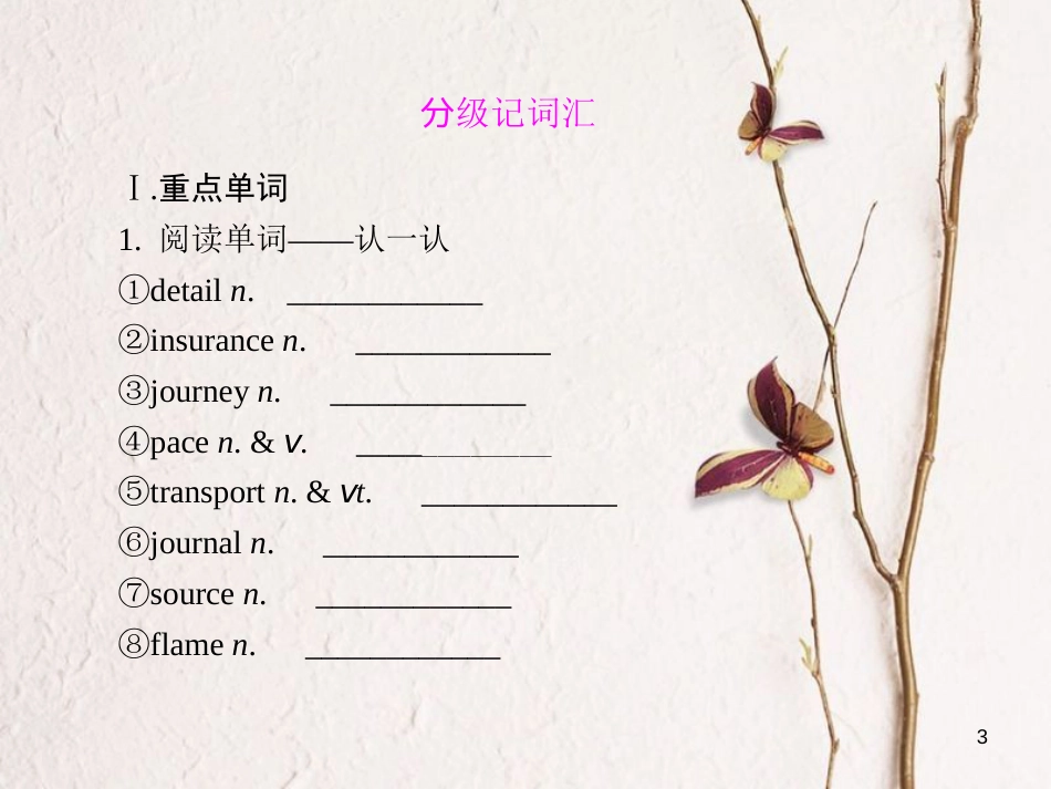 （新课标）高三英语一轮复习 Unit 3 Travel journal课件 新人教版必修1_第3页