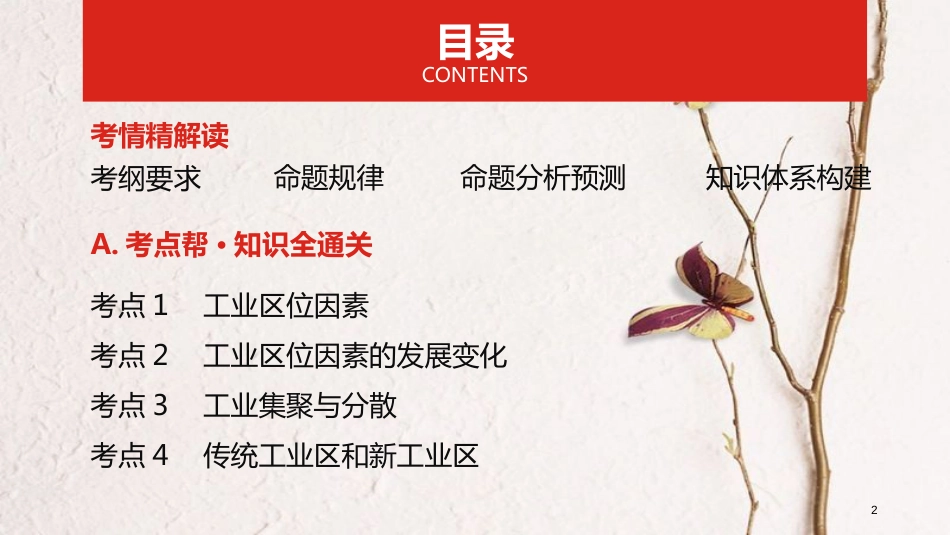 （全国版）2019版高考地理一轮复习 第十一单元 工业地域的形成与发展课件_第2页