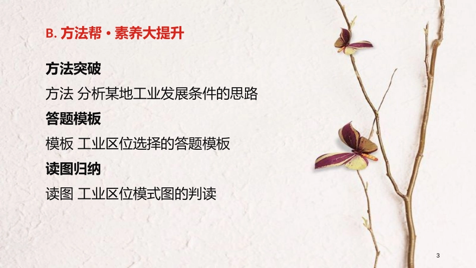 （全国版）2019版高考地理一轮复习 第十一单元 工业地域的形成与发展课件_第3页