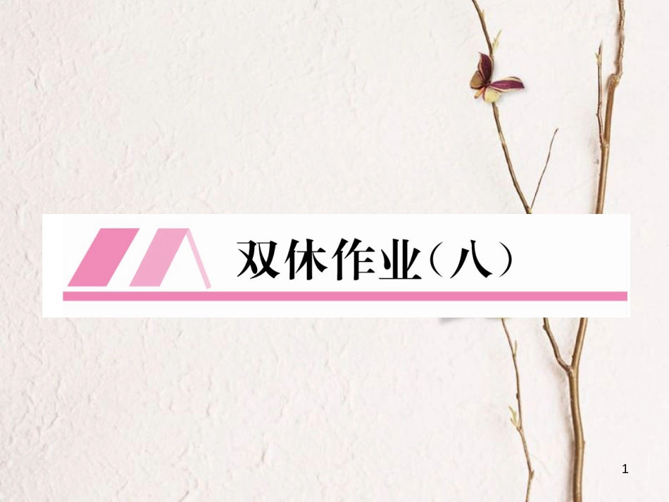 九年级数学下册 双休作业(八)作业课件 (新版)新人教版_第1页