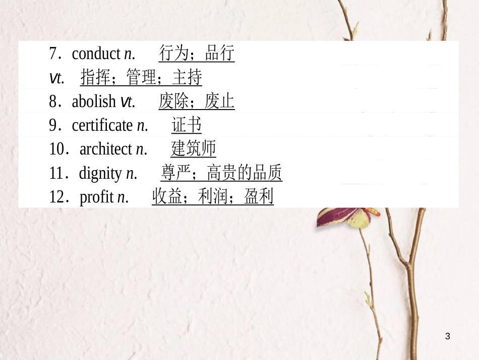 2019届高三英语一轮复习 Unit 1 Living well课件 新人教版选修7_第3页