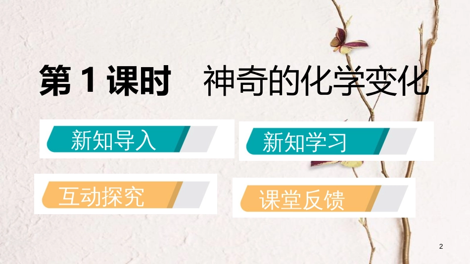 九年级化学上册 第一单元 步入化学殿堂 1.1 化学真奇妙 1.1.1 神奇的化学变化课件 （新版）鲁教版_第2页