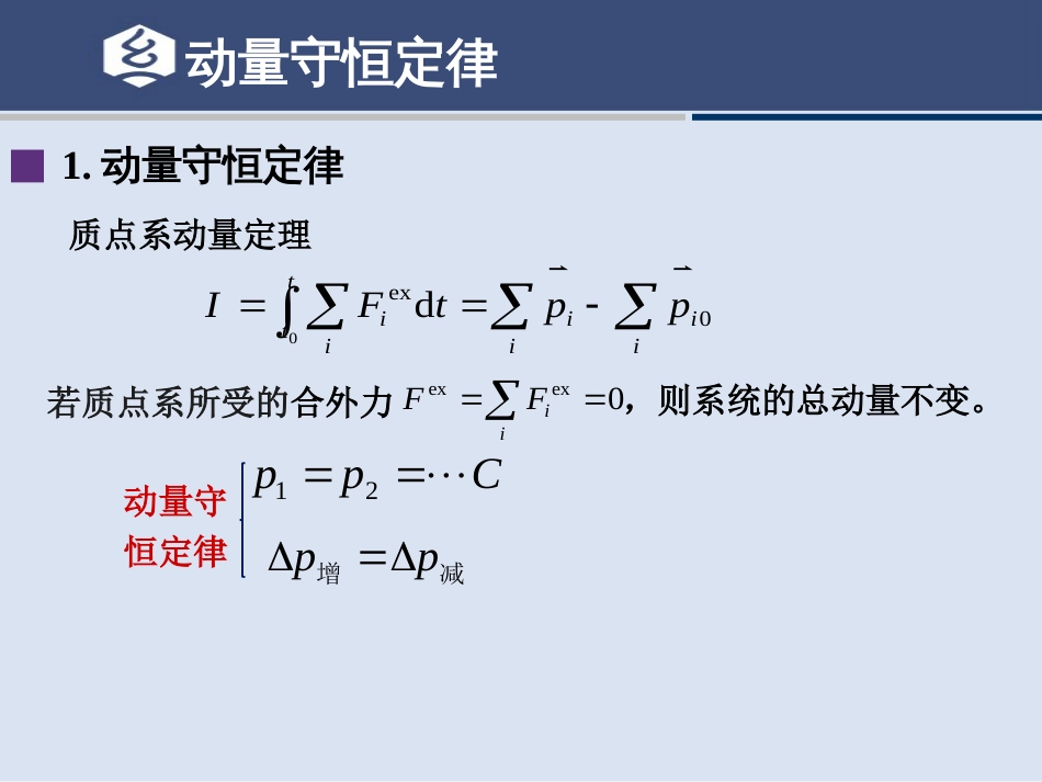 (15.10)--3.2讲 动量与动量守恒律_第3页