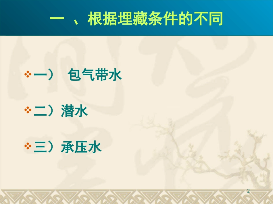 (42)--12.2地下水类型地球科学概论_第2页