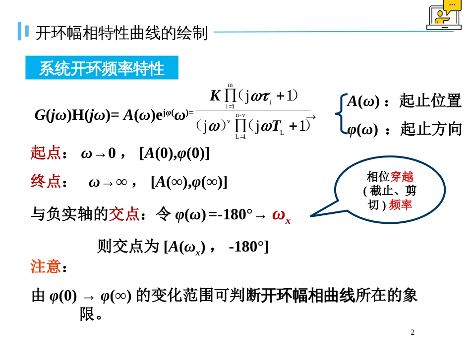 (1.30)--5.2.2开环幅相特性曲线的绘制_第2页