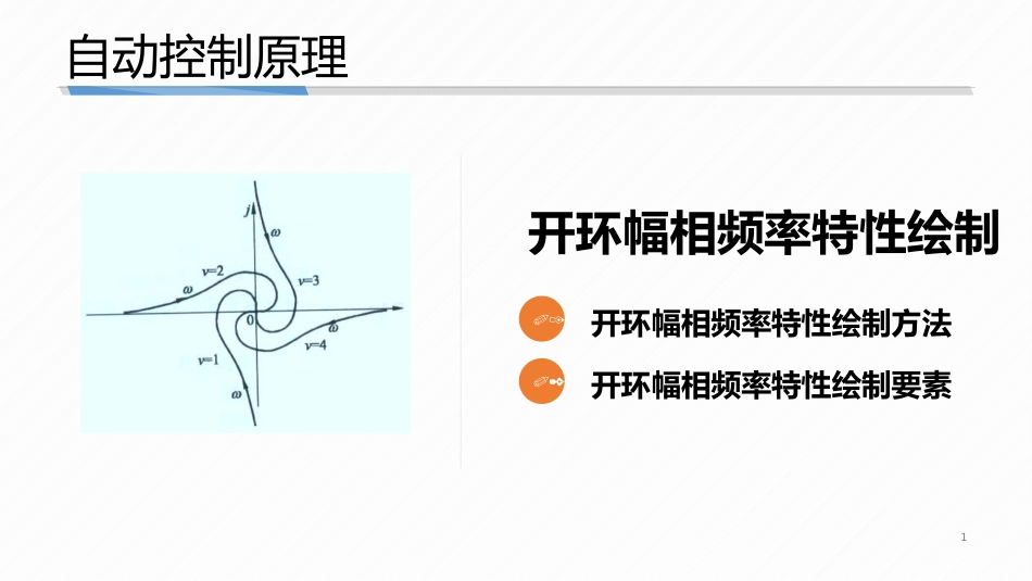 (6.4)--5-4 开环幅相频率特性绘制_第1页