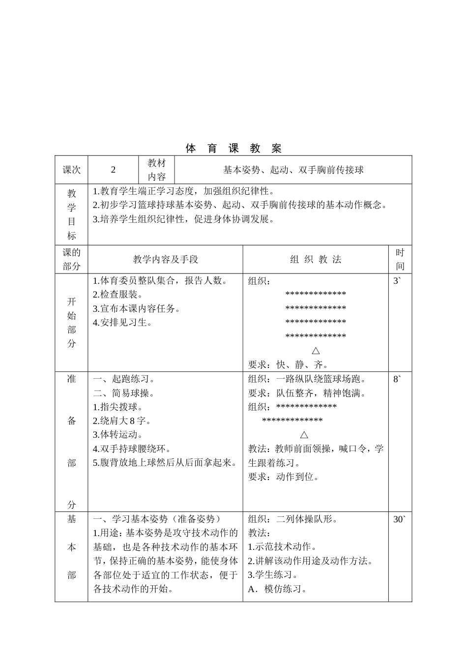 2015中学篮球课教案全集[54页]_第3页