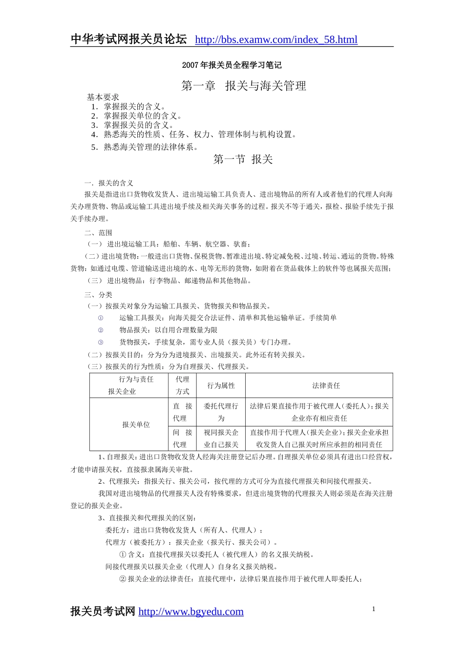 报关全程学习笔记_第1页