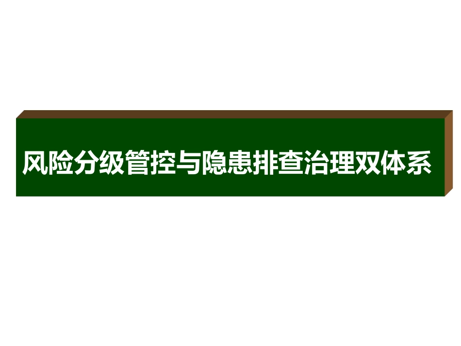 风险分级管控与隐患排查治理双体系[共12页]_第1页