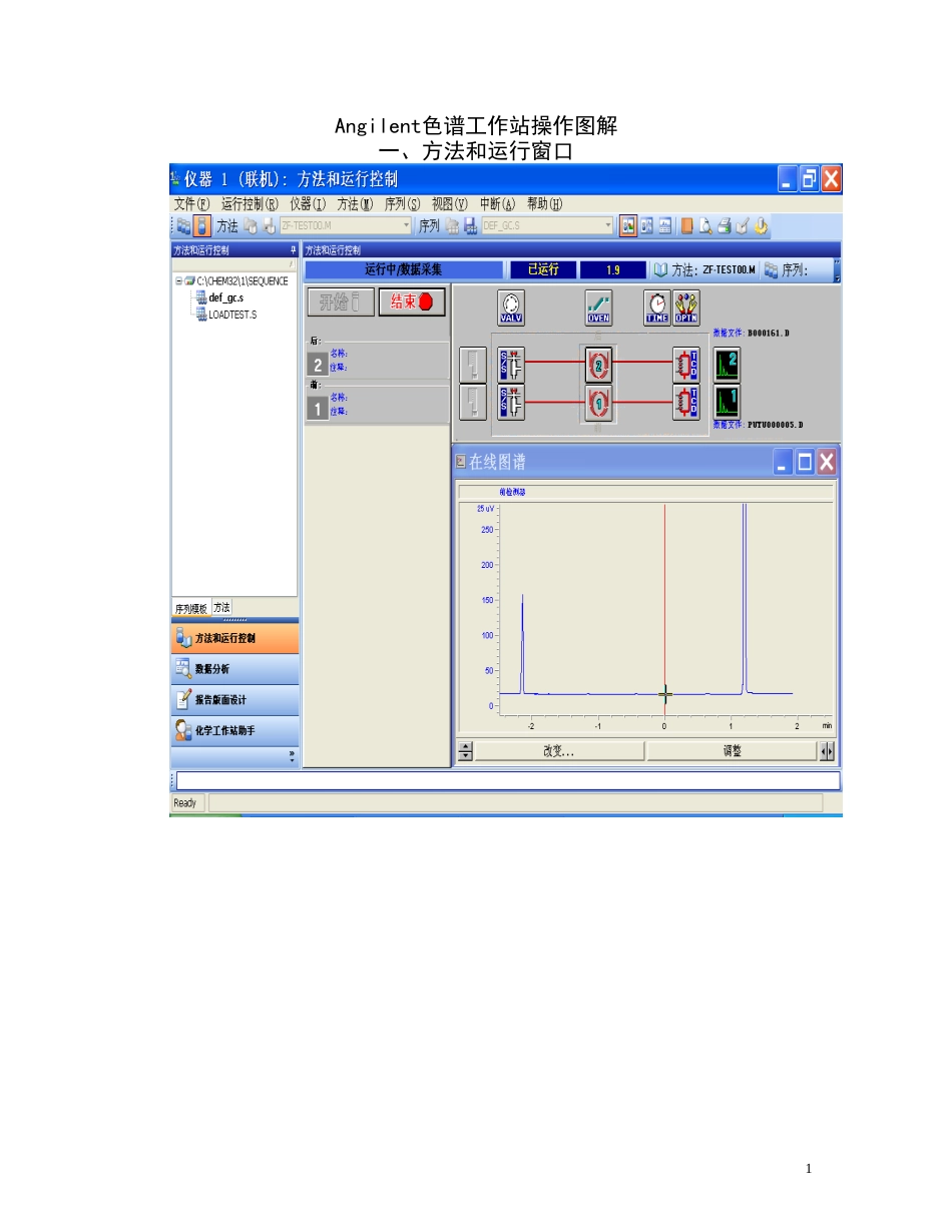 Angilent色谱工作站操作图解[15页]_第1页