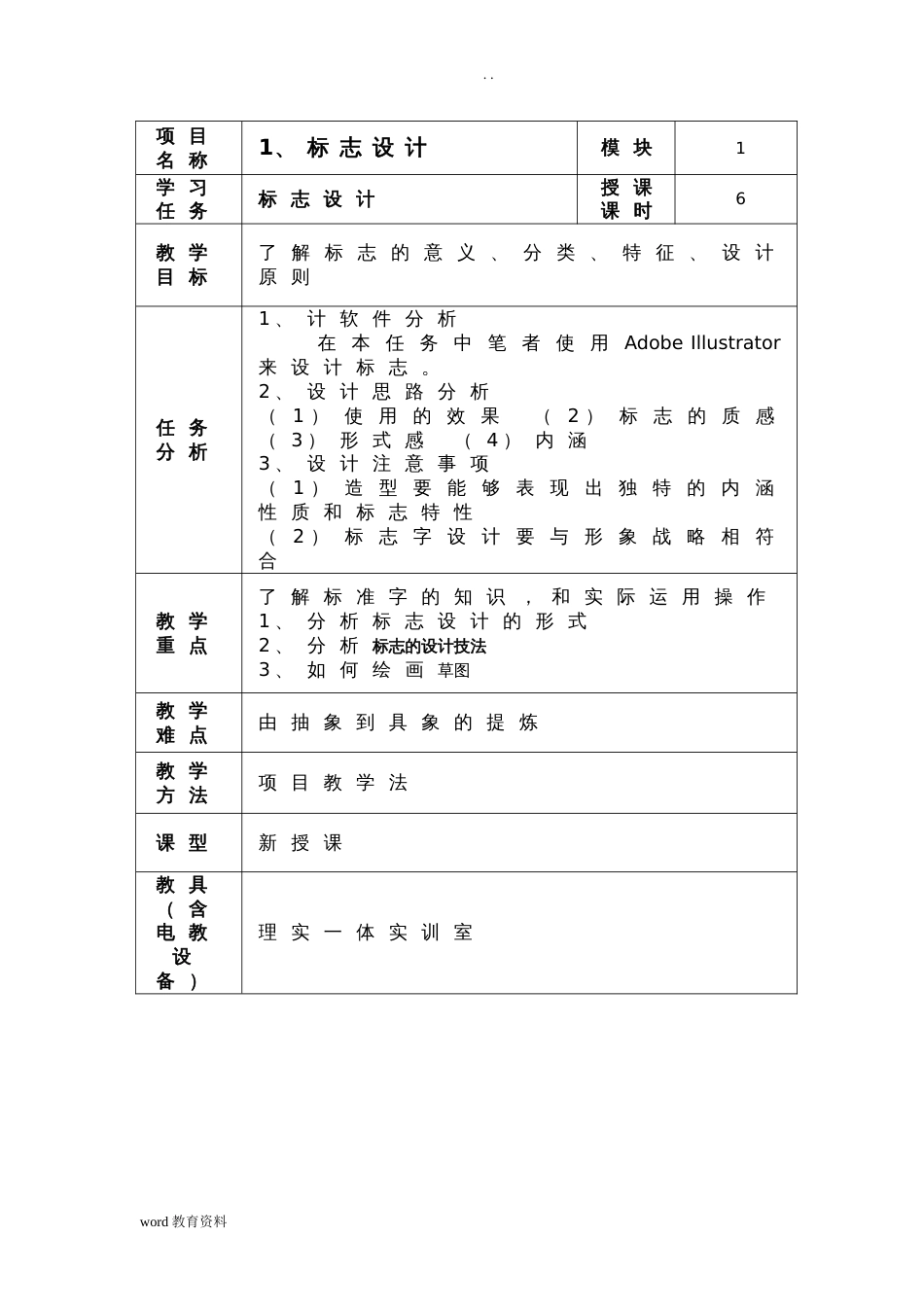 VI设计项目教案[共36页]_第1页