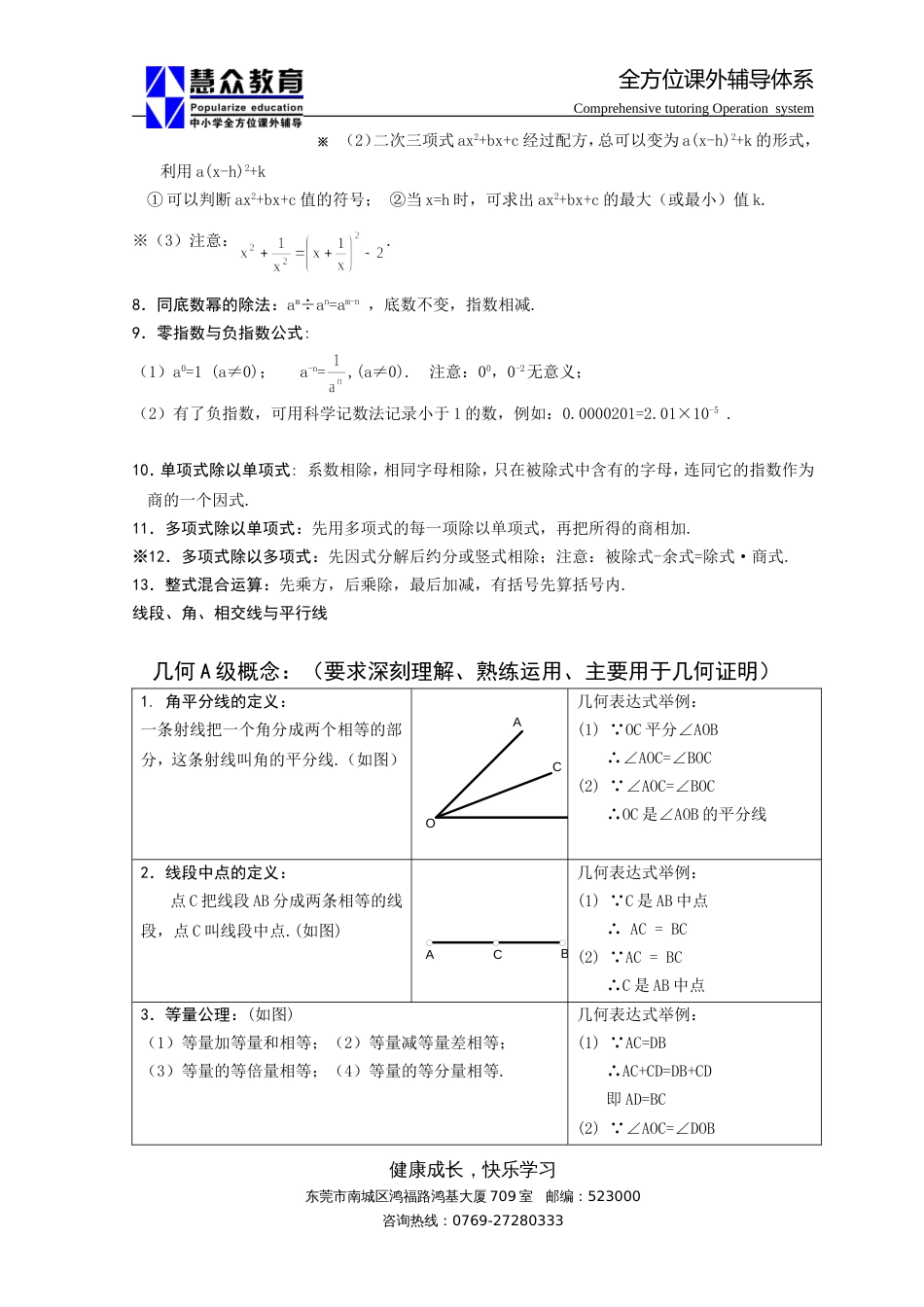 初一数学（下）应知应会的知识点[共7页]_第3页