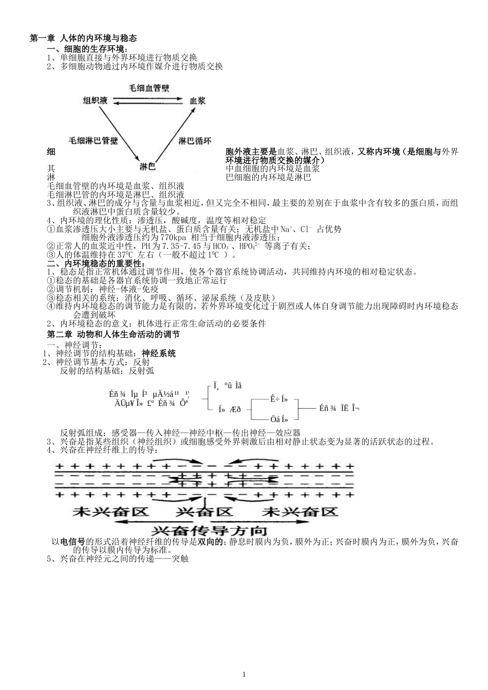 高中生物必修三知识点总结全[共9页]_第1页