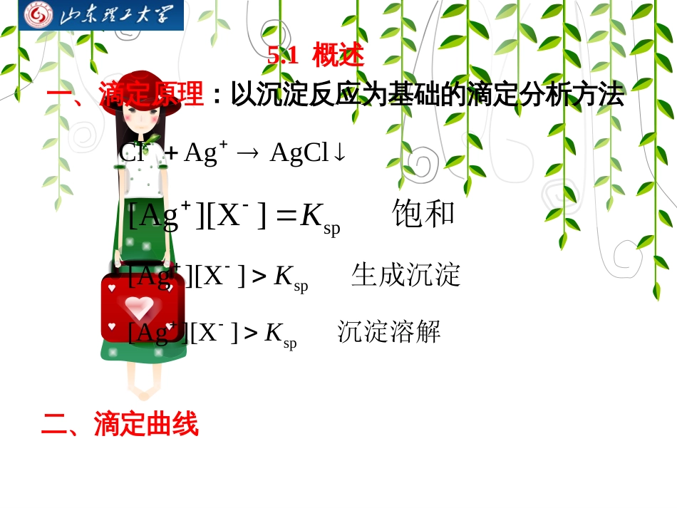 (5.6)--第八章沉淀滴定_第2页