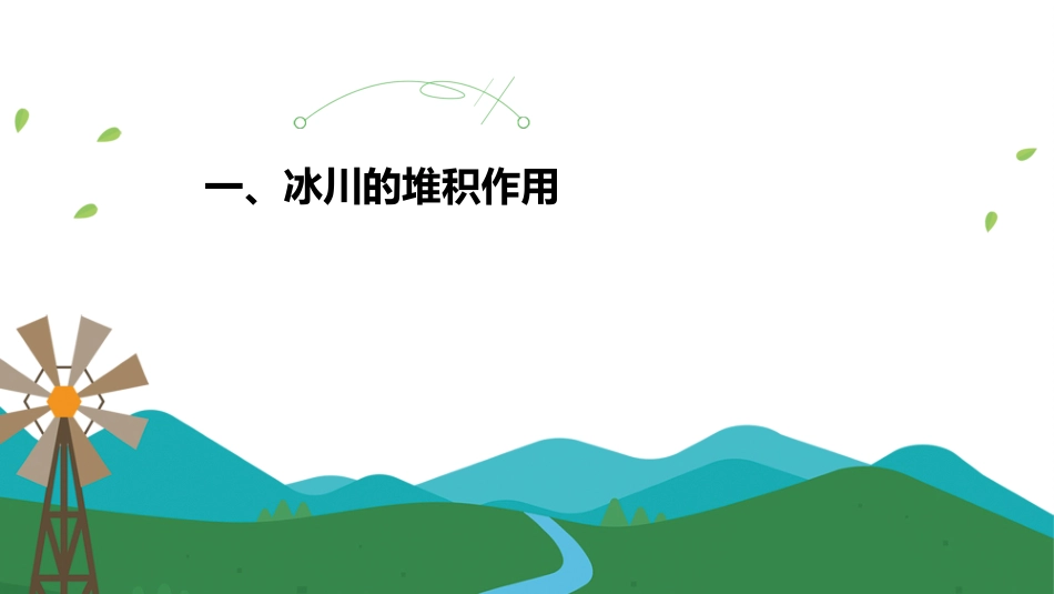 (65)--8.3冰川的堆积及地貌类型_第3页