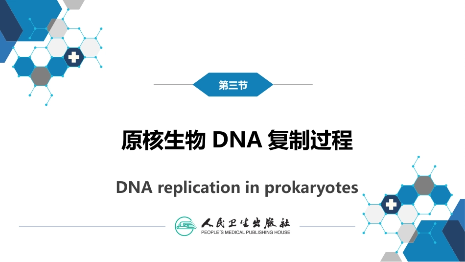 (14)--3.4DNA复制过程分子生物学_第1页