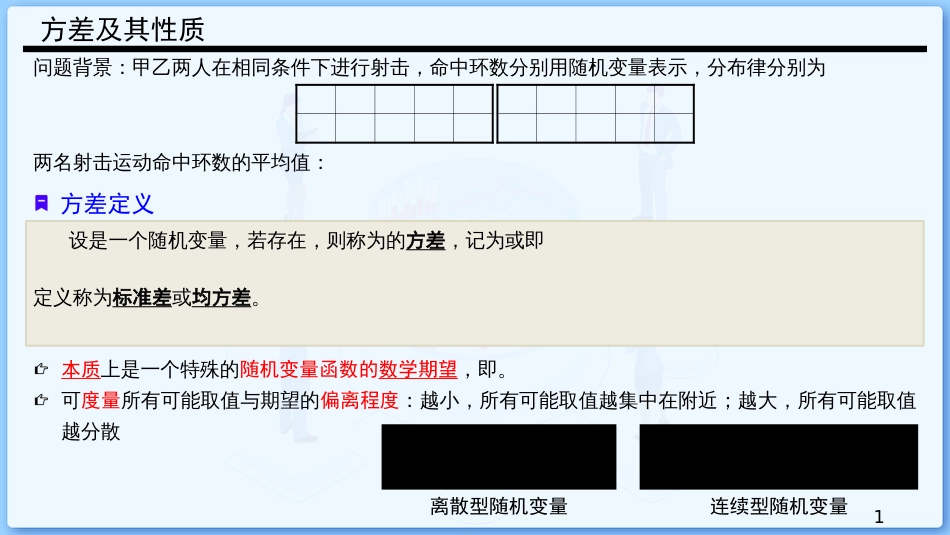 (24)--4.3 方差及其性质概率论与数理统计_第1页