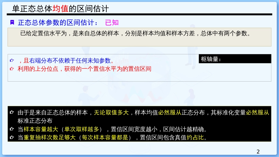 (40)--7.5 单正态总体参数的区间估计_第2页