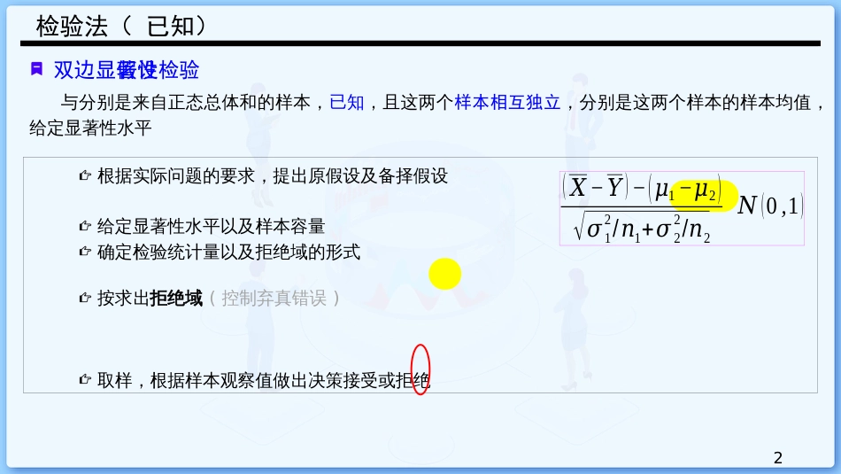 (46)--8.5 双正态总体均值差的假设检验_第2页