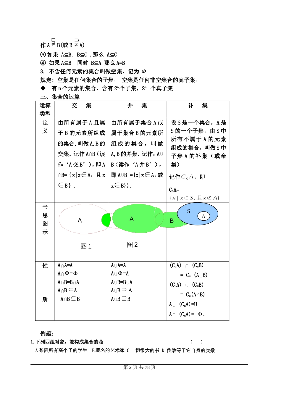 高中数学必修15各章知识点总结_第2页