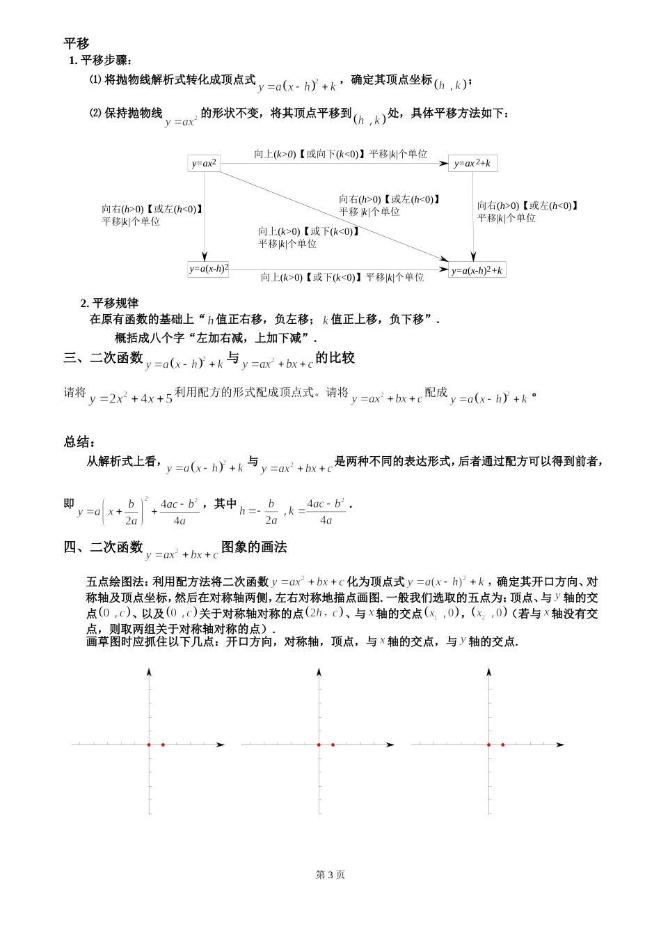 二次函数知识点总结[共6页]_第3页
