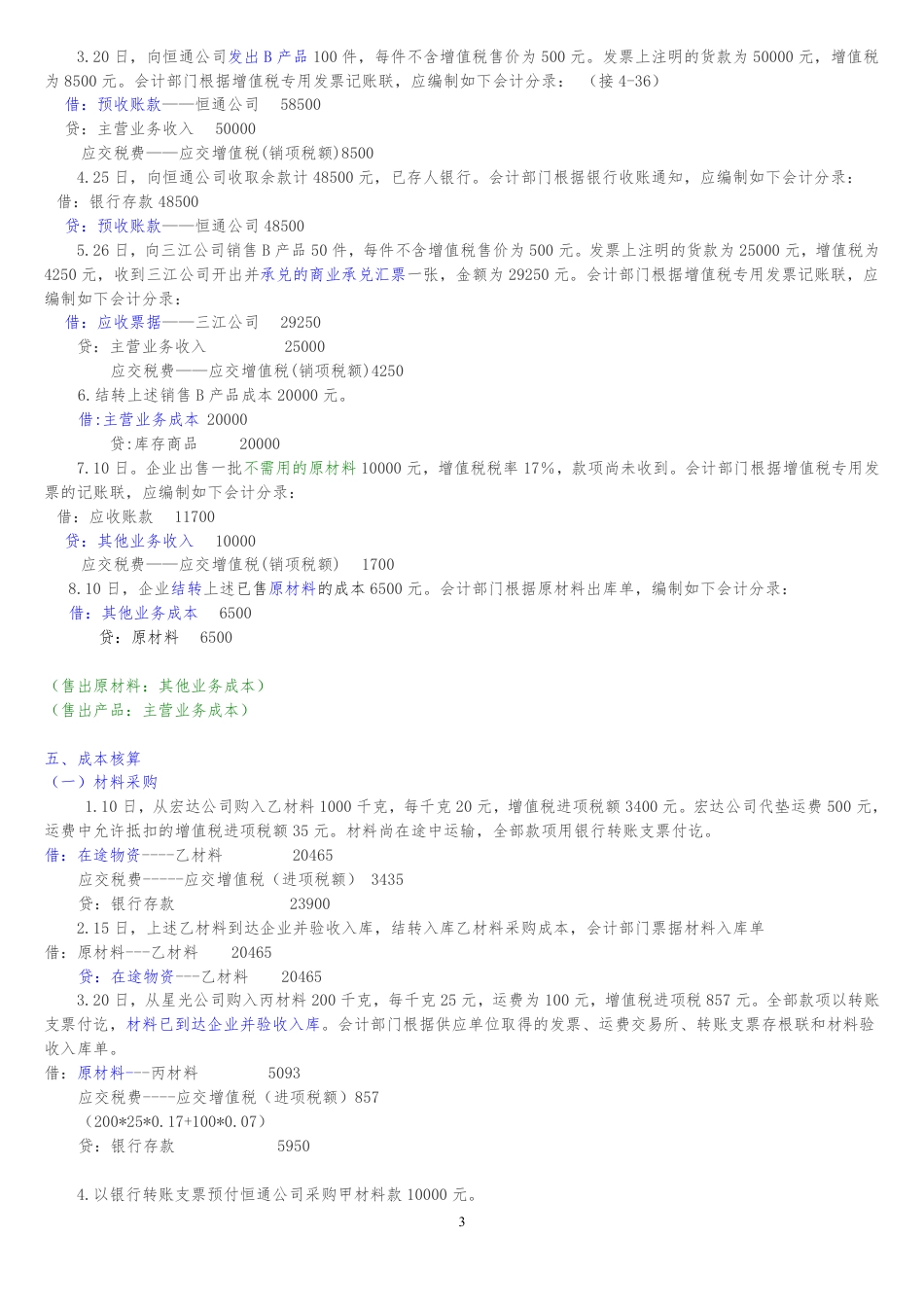 会计基础会计分录大全_第3页