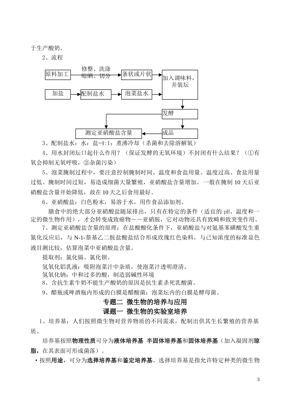 高中生物教材选修一必背[共13页]_第3页