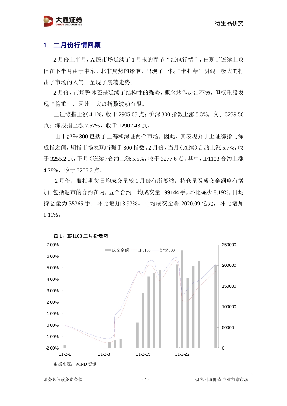 大通证券股指期货投资策略报告_第2页