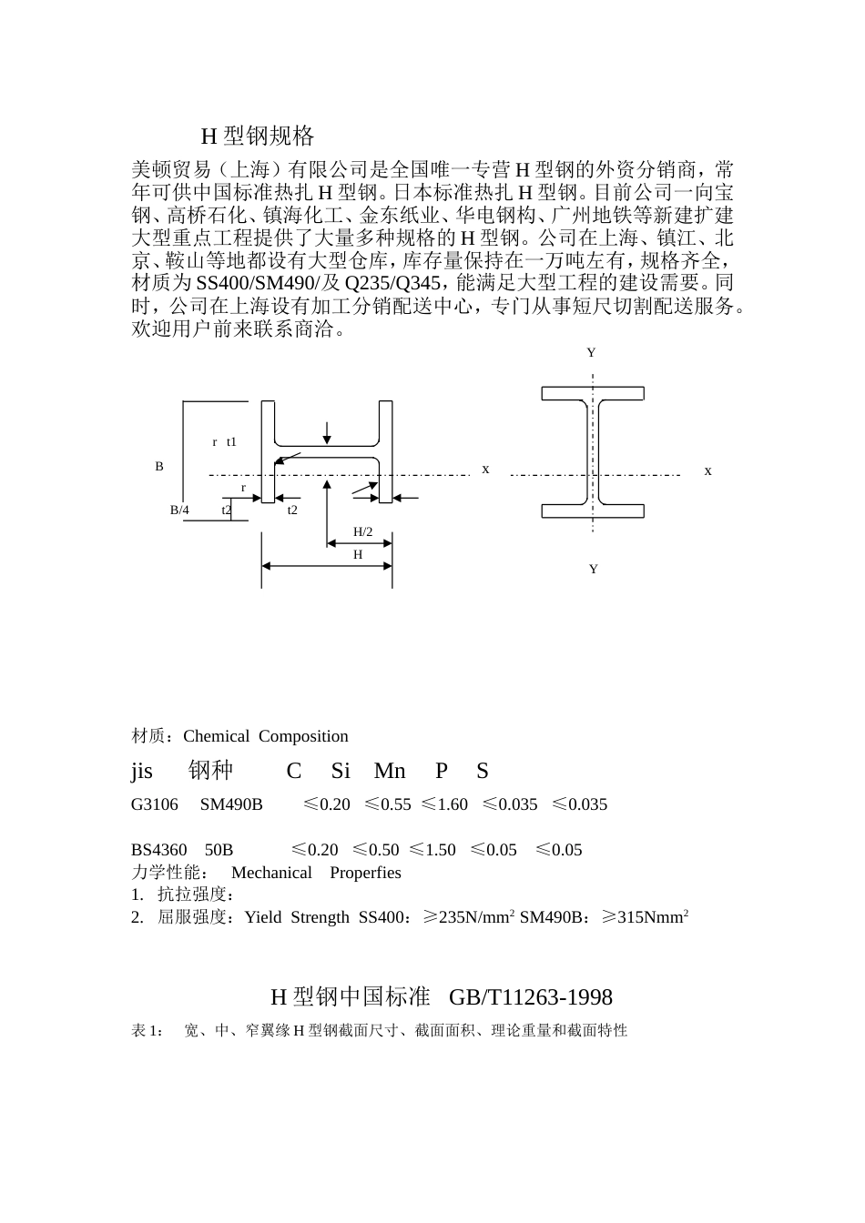 H型钢中国标准[5页]_第1页