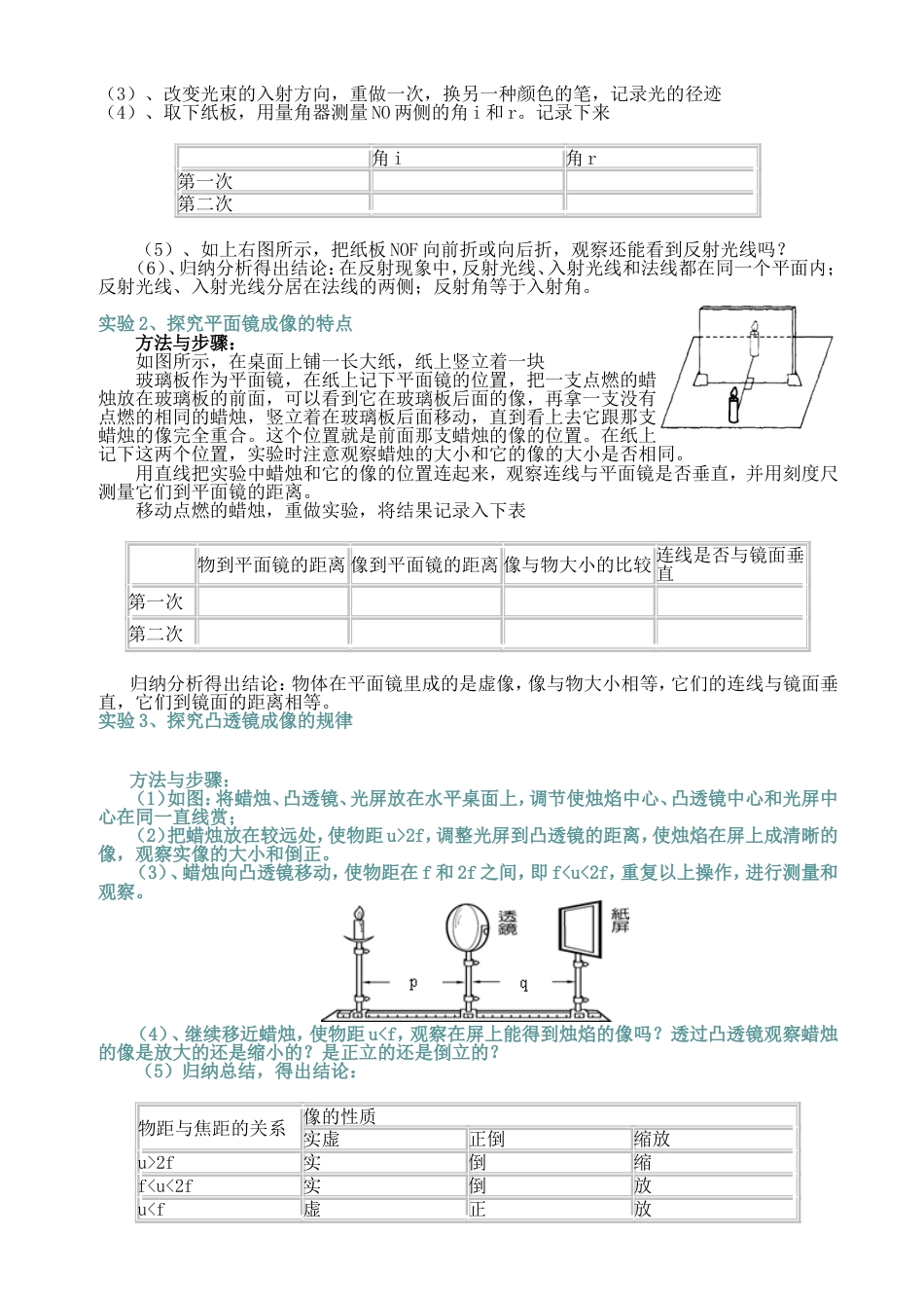 新课程标准初中物理必做20个实验专题复习试题及答案[20页]_第2页