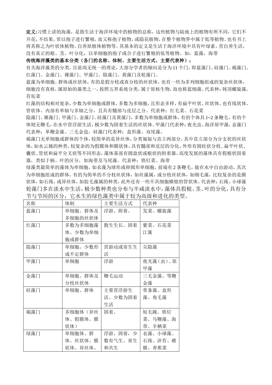 海洋生物学复习内容[共32页]_第3页