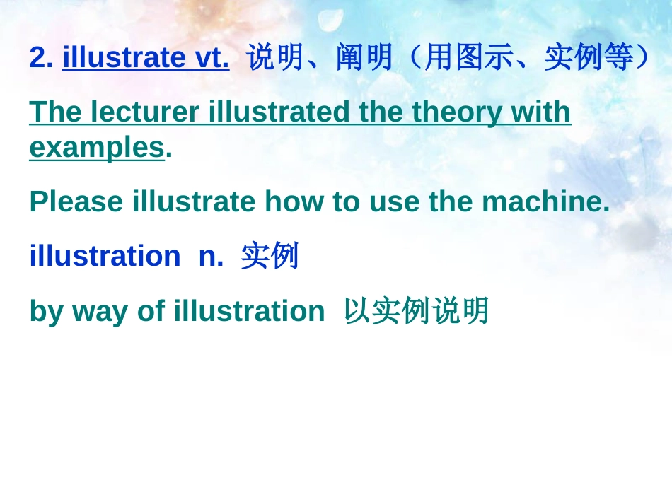 高中英语选修8unit1alandofdiversity词汇学习课件人教新课标_第3页
