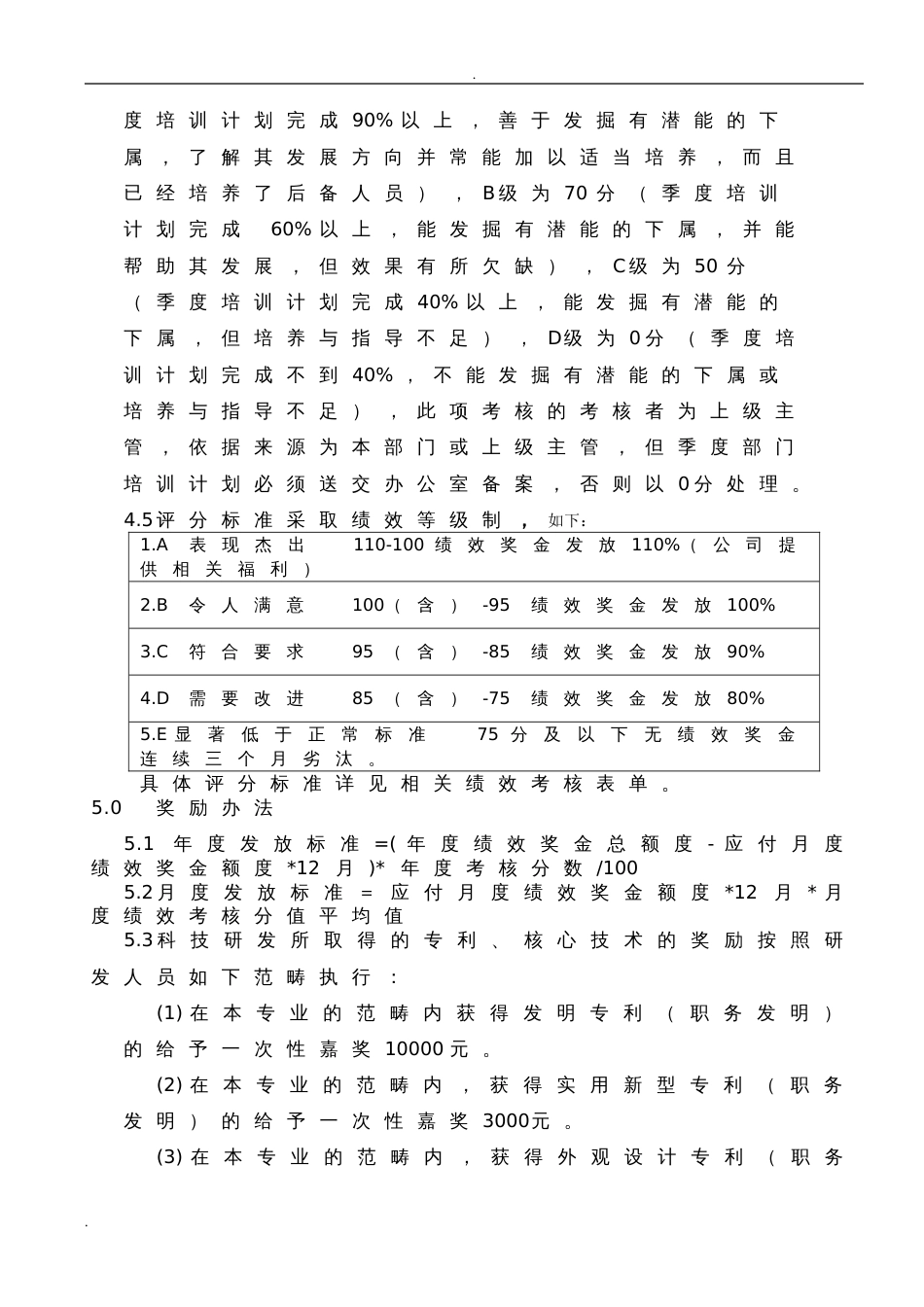 研发人员绩效考核奖励办法[共12页]_第3页