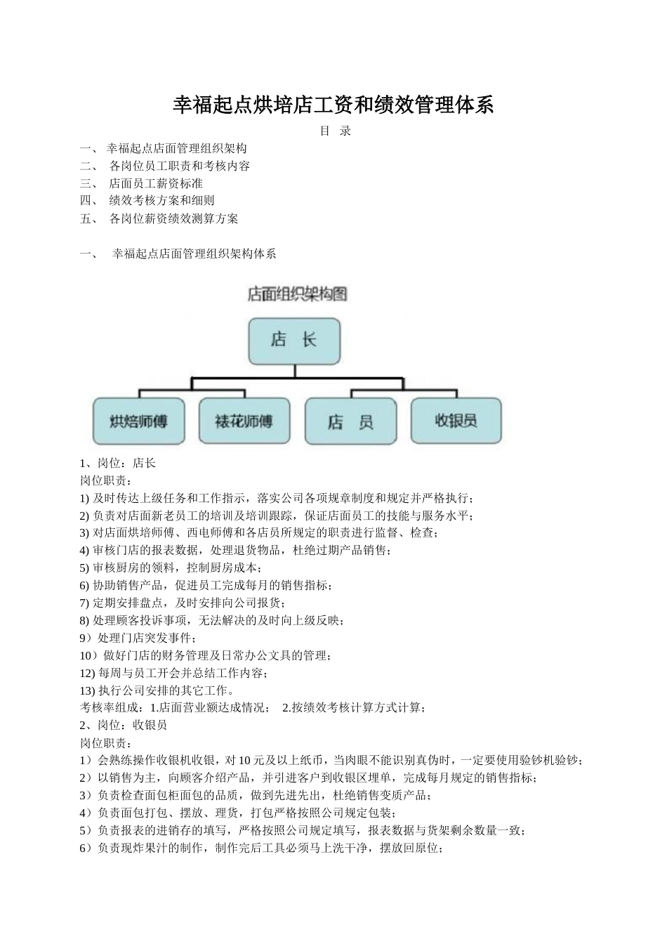 烘培店工资和绩效管理体系[共5页]_第1页