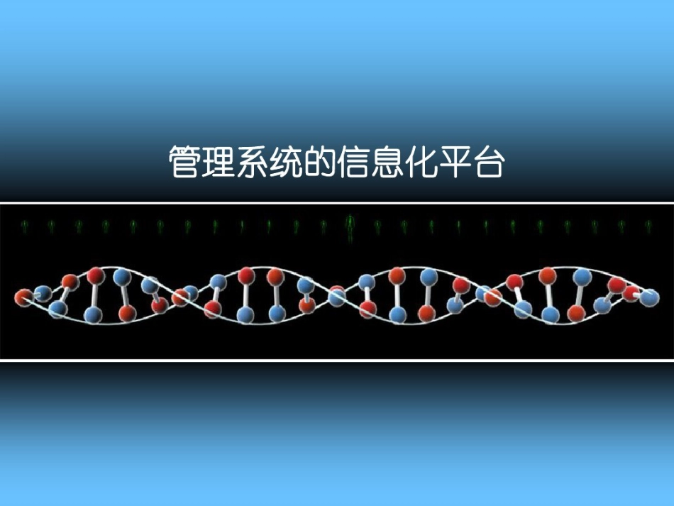 2019版管理系统中计算机应用3PPT文档资料_第1页