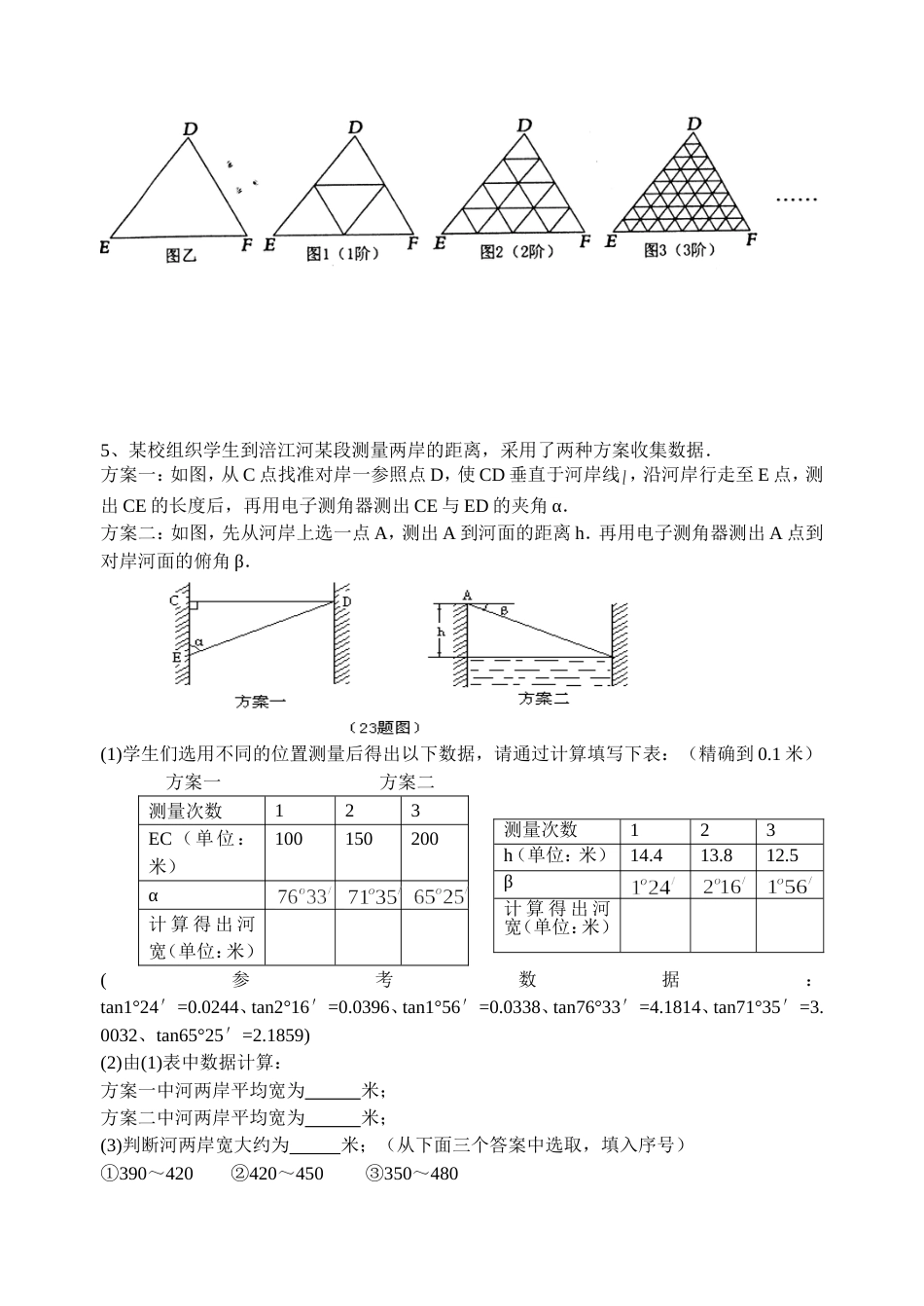 初三数学第二轮复习练习试卷23_第2页