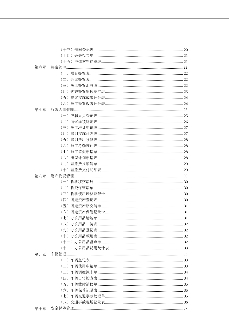 公司行政管理办公表格大全[共74页]_第3页