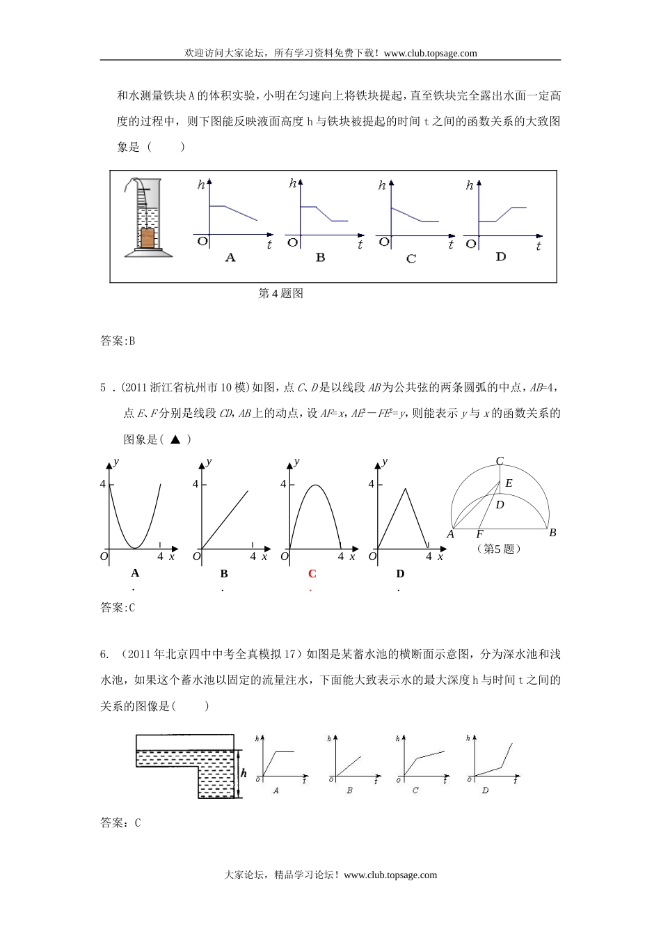 212预备中考分类汇编16 一次函数的应用[共36页]_第2页