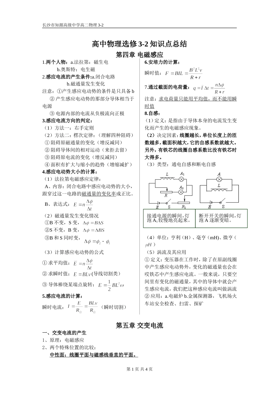高中物理选修32知识点总结[共4页]_第1页