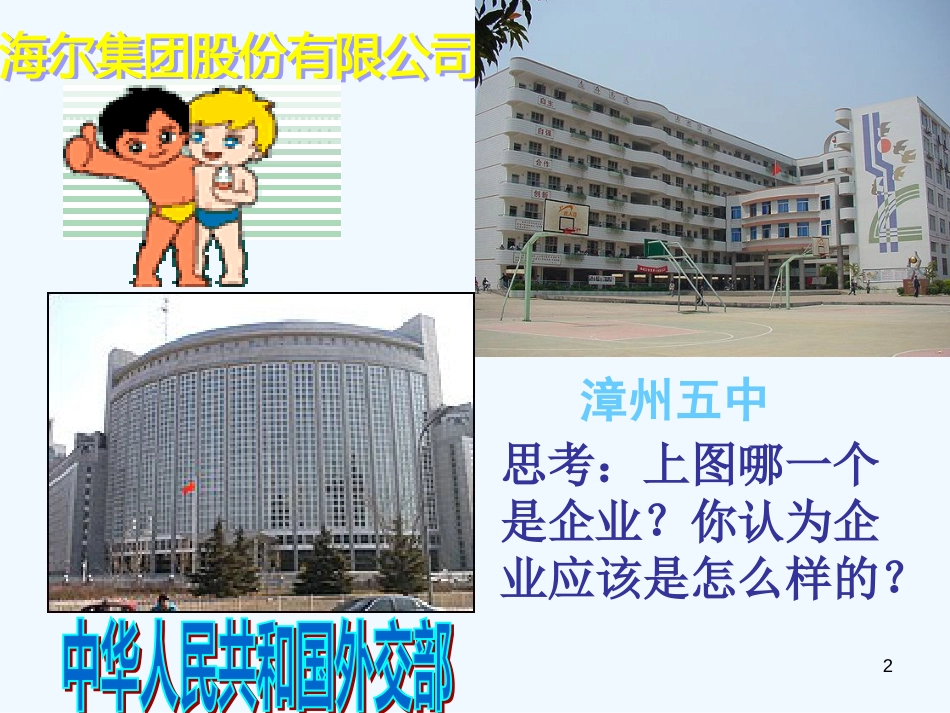 高中政治 第二单元第五课第一框 公司的经营课件 新人教版必修1_第2页