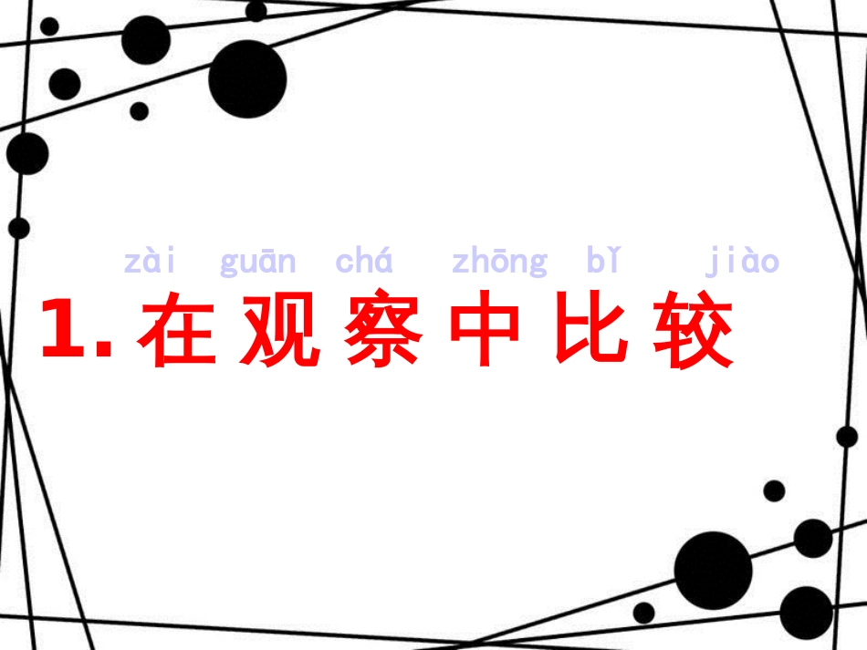 一年级科学上册 2.1 在观察中比较课件1 教科版_第3页