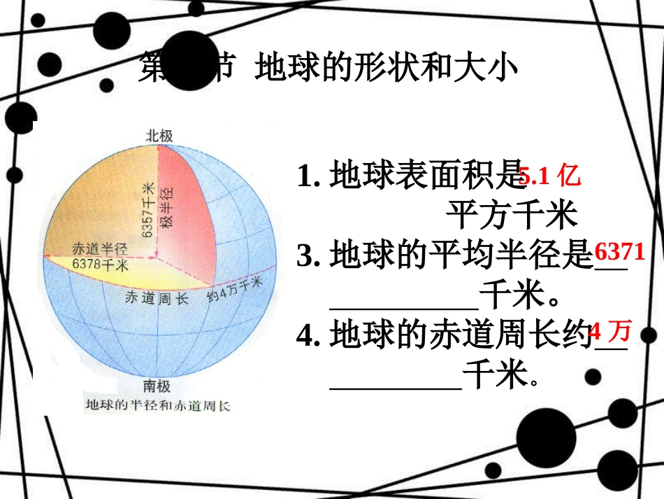 七年级地理上册 第一章 地球和地图复习优秀教学课件 （新版）新人教版_第2页