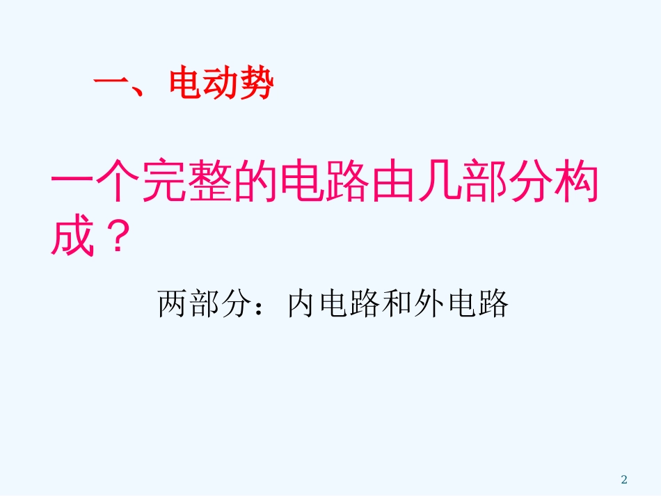 高考物理 闭合电路欧姆定律课件 人教版_第2页